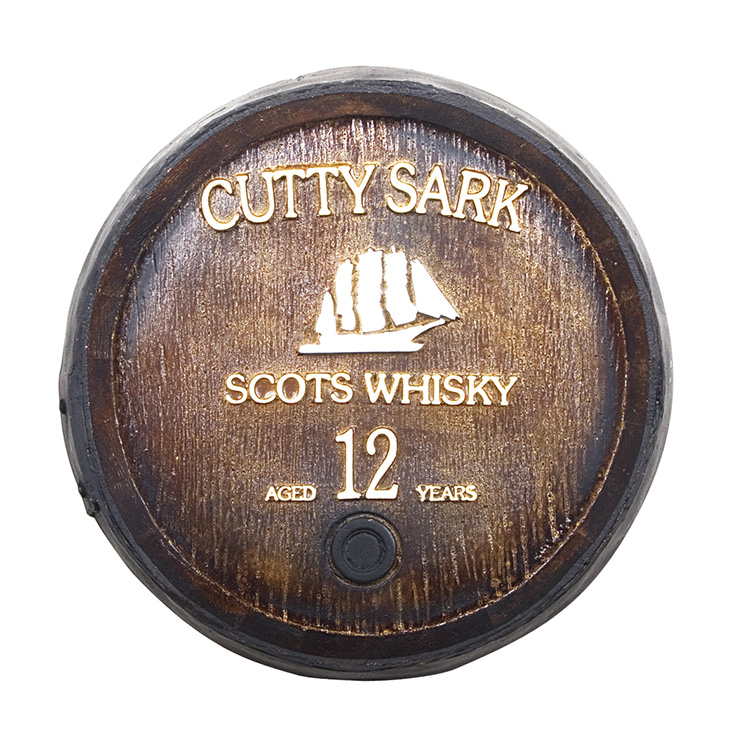 Barril decorativo de parede pequeno - Cutty Sark Whisky