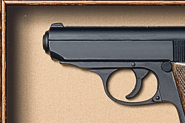 Quadro de Arma Resina KG Walther PPK/S cal. .380 ACP - Clássico